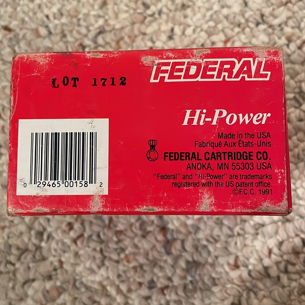 Vintage Federal Hi-Power Shot Shell Box - Picture 4 of 7